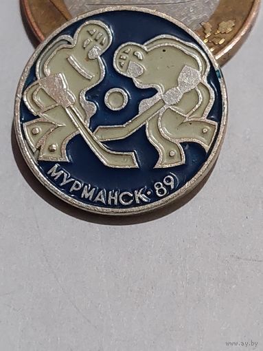 Значок " Мурманск 89 "