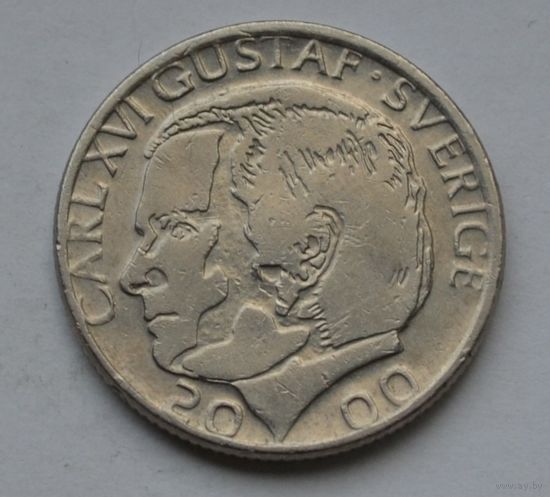 Швеция, 1 крона 2000 г.