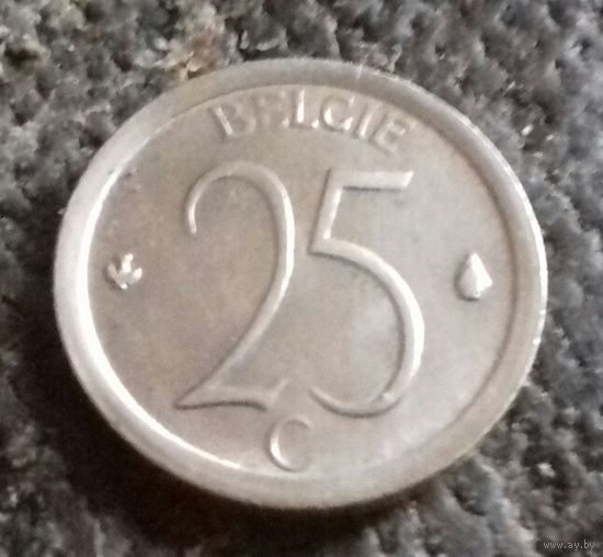 25 сантимов, Бельгия 1975 г.