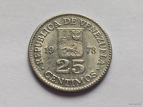 Венесуэла 25 сентимо 1978 г.