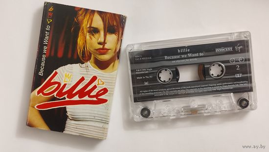 Аудиокассета Billie ''Because We Want To'' 1998г