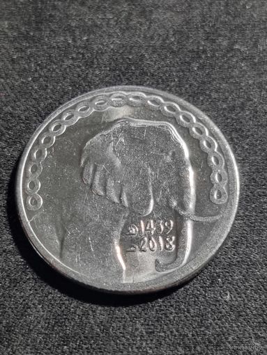 Алжир 5 динаров 2018 Unc