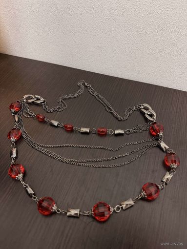 Многослойное колье ( бусы-сотуар )