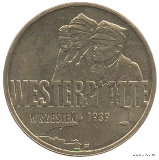 Республика Польша (III Речь Посполитая). 2 злотых 2009. Оборона Вестерплатте в сентябре 1939.