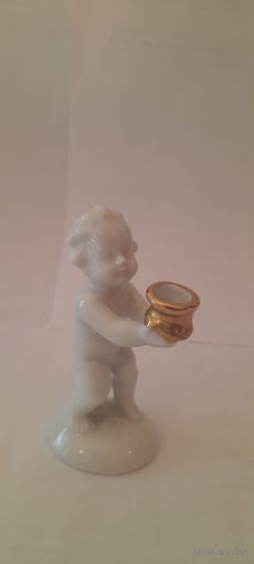 СТАТУЭТКА МАЛЬЧИК ПУТТИ. ГЕРМАНИЯ.НОМЕРНАЯ.