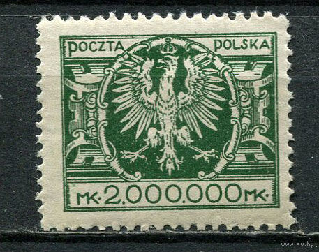 Польша - 1924 - Герб 2.000.000M - [Mi.200] - 1 марка. MNH.  (Лот 67GP)-T41P29