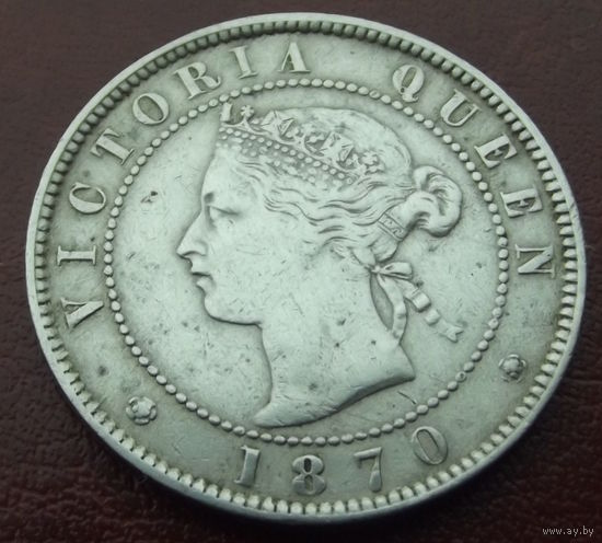 Ямайка. 1\2 пенни 1870