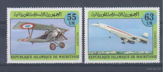 [2029] Мавритания 1982. Авиация.Самолеты.