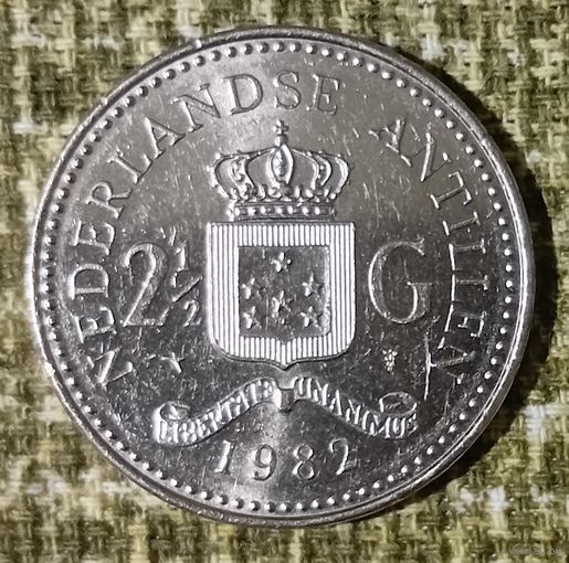 2.5 гульдена Нидерландские Антильские острова