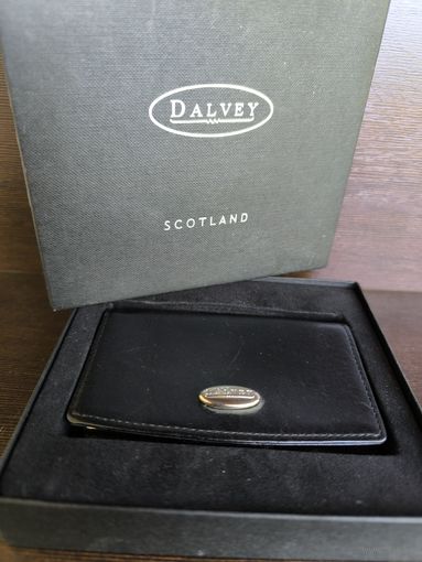 Визитница Dalvey Scotland Натуральная кожа Нержавеющая сталь