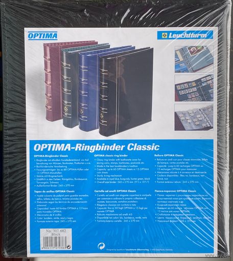 Альбом Leuchtturm Optima Classic, черный. Новый. Германия