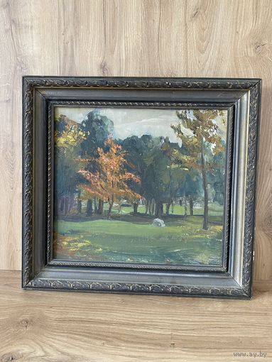 Картина. Масло. Картон. Цудик Михаил. ЧСХ СССР.