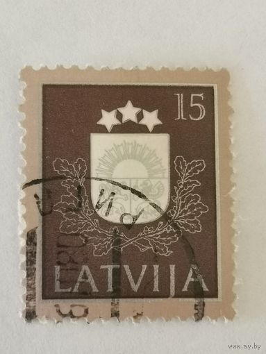 Стандартный выпуск - дополнительный малый герб Латвии