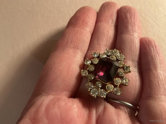 Брошь под Аметист Англия 50-е