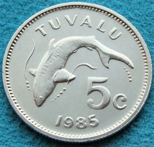 Тувалу. 5 центов 1985 год