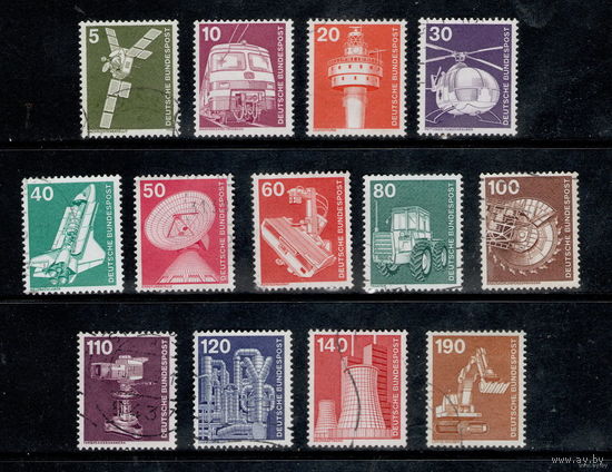 Германия /ФРГ/1975-1982/ Промышленность и Техника / Стандарт / 13 Марок