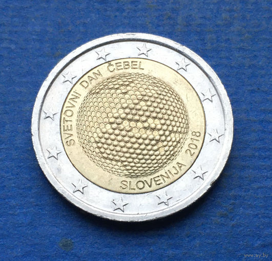 Словения 2 евро 2018 Всемирный день пчёл