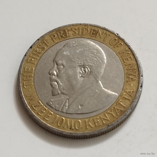 Кения 10 шиллингов 2010г.