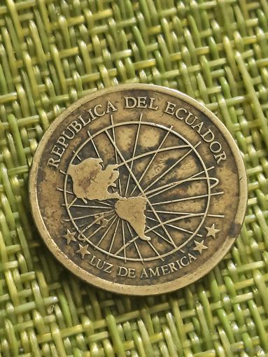 Эквадор. 1 сентаво. 2000 г.