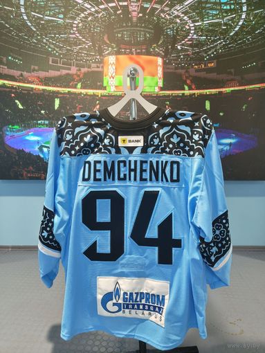 Свитер хоккейный игровой #94 DEMCHENKO с матча 22.12.2024 в г.Ташкенте