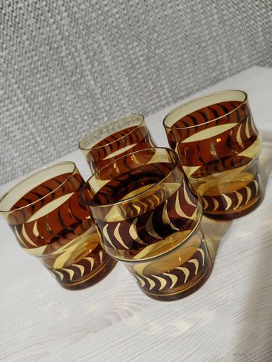 Стаканы чешское стекло