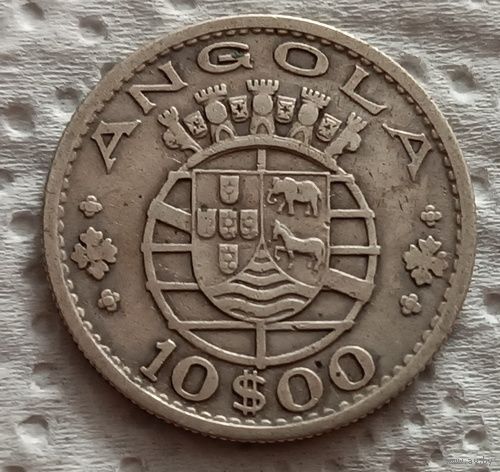 Ангола 10 эскудо 1955