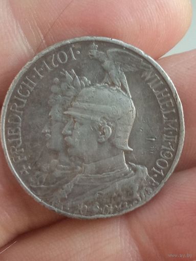 2 марки Германия 1901 год