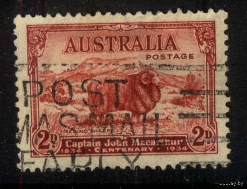 Австралия - 1934 [Mi. 123] Гашеная (AU01)