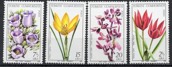 Турция 1980. Флора. Цветы 4 марки (2525)