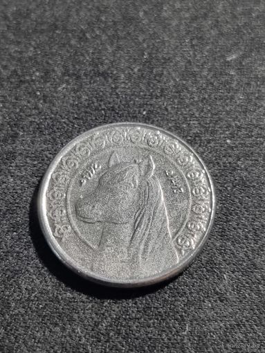 Алжир 1/2 динаров 1992