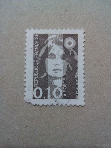 Франция. Стандарт. 1990г. гашеная