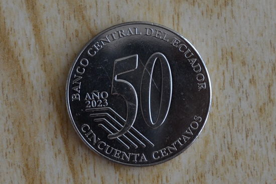 Эквадор 50 сентаво 2023   Трансито Амагуанья