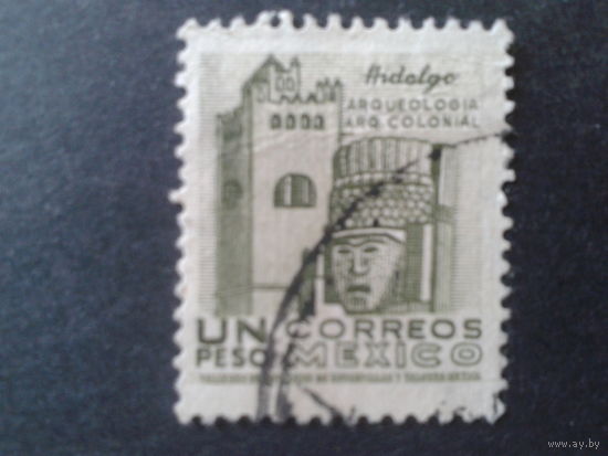 Мексика 1950 стандарт 1 песо