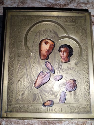 Старинная икона Богородицы. 19в.