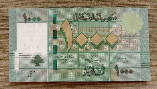 Werty71 Ливан 1000 Ливров 2012 UNC банкнота