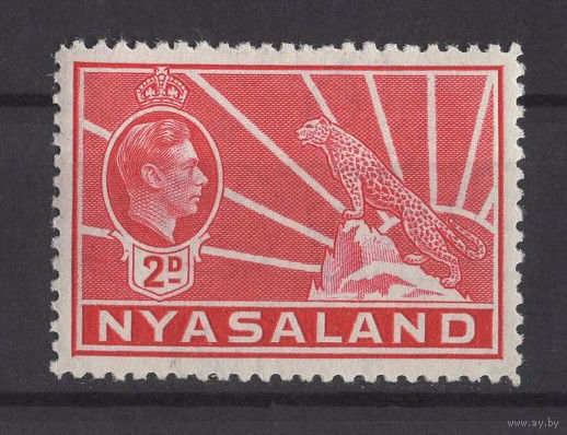 1938 Ньясаленд /NYASALAND** 2d Леопард, Георг VI