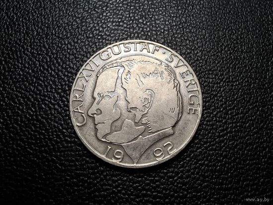 Швеция 1 крона 1992