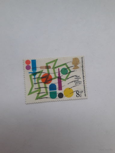 Марки  Великобритания  Лауреат нобелевской премии  по химии 1969  Барти