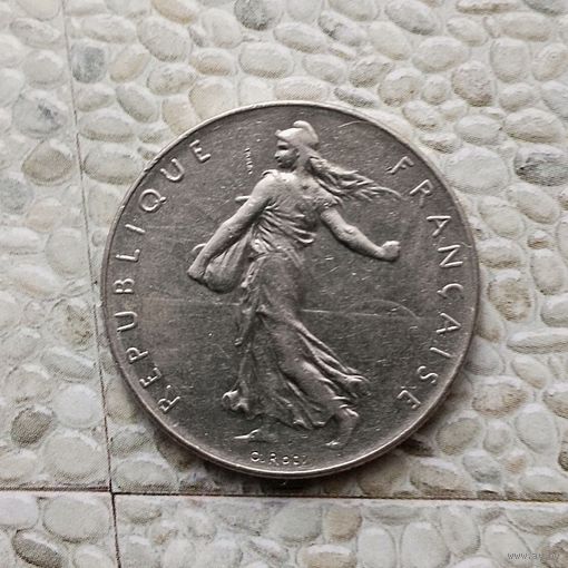 1 франк 1976 года Франция. Пятая Республика.