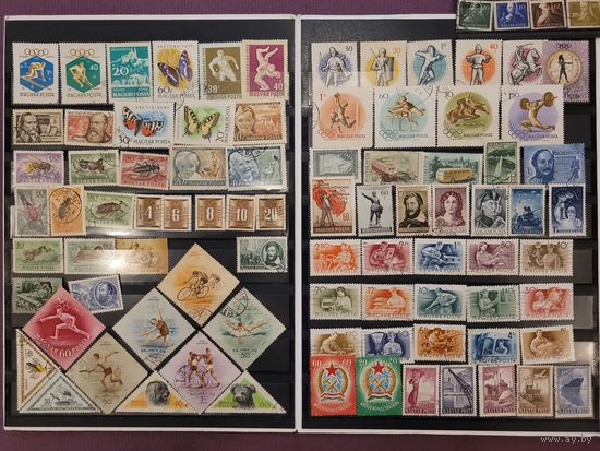 С 1 руб. Венгрия. Хорошая подборка старой Венгрии. 199 шт разных