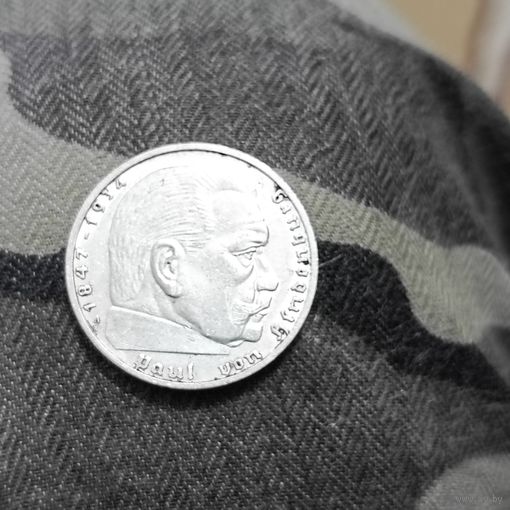 2 рейхсмарки(1939г.) (А)