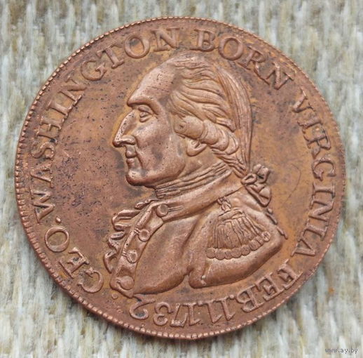 США 1 цент 1789 года. Джордж Вашингтон. Предложи свою цену или обмен!