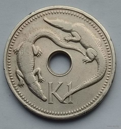 Папуа-Новая Гвинея 1 кина 1975 г.