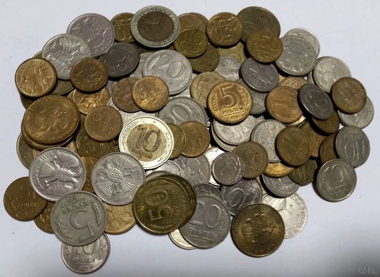 Монеты России 130 штук