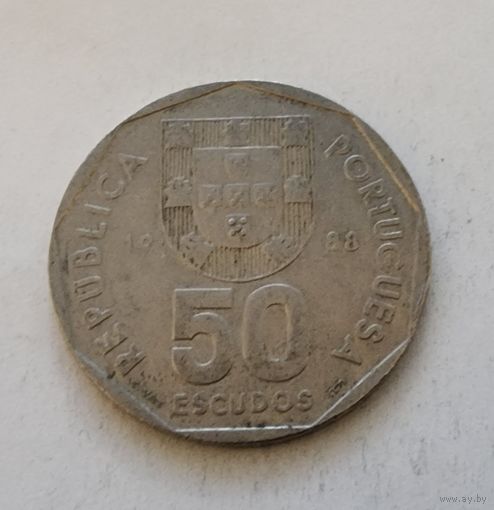 Португалия 50 эскудо, 1988
