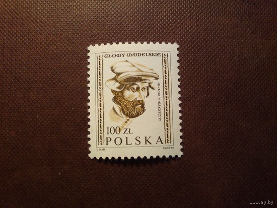 Польша 1982 г.Резные Вавельские головы./42а/