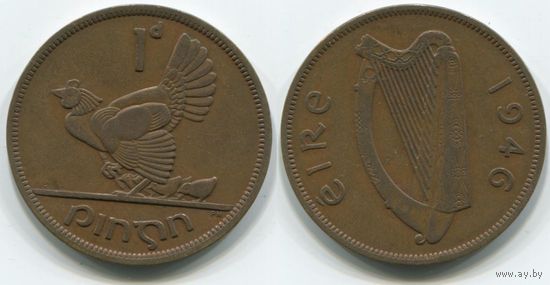 Ирландия. 1 пенни (1946)