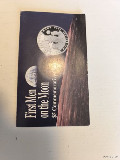 1994 Marshall islands 5 dollars First men on the moon
