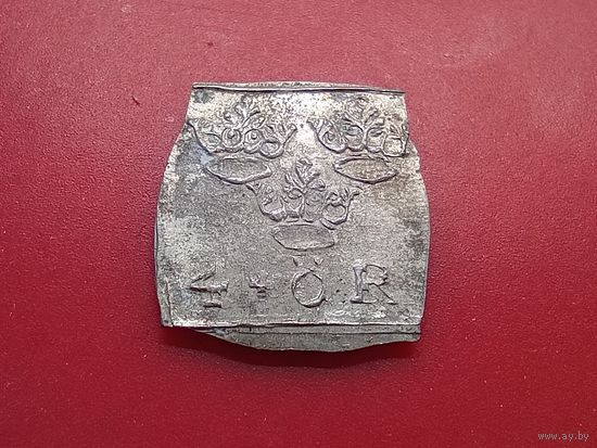 Серебряные 4 эре 1591 год.Далер.Королевство Швеция,король Юхан III.Копия,серебро в полном объёме, соответствие.