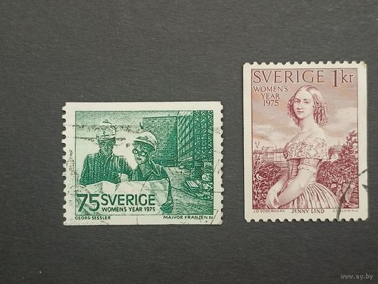 Швеция 1975. Международный женский год. Полная серия